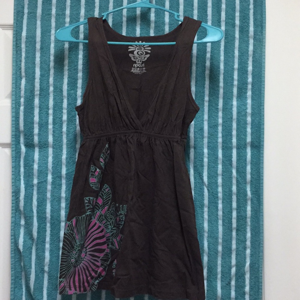 Brown Rip Curl tank size M